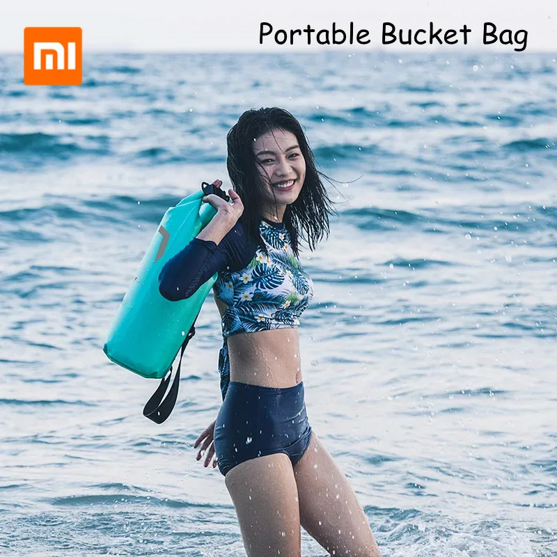 Портативная Сумка ведро Xiaomi 10L Большая вместительная водонепроницаемая сумка
