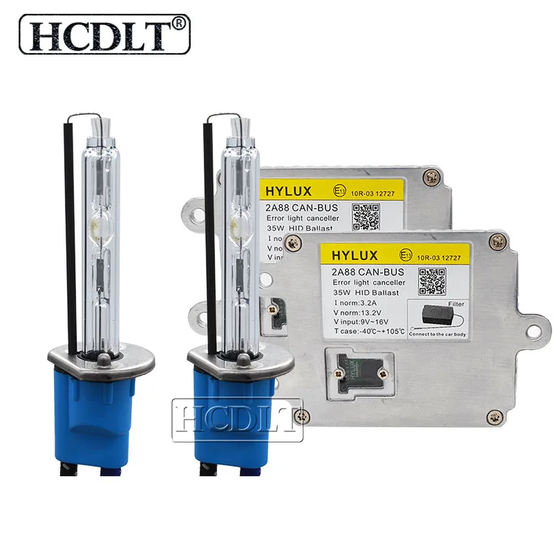 SKYJOYCE Премиум 35 Вт ксенон H7 Canbus HID комплект 5500 K H1 H11 9005 9006 9012 D2H лампочка для передних фар 2A88 Hylux Canbus балласт HID комплект