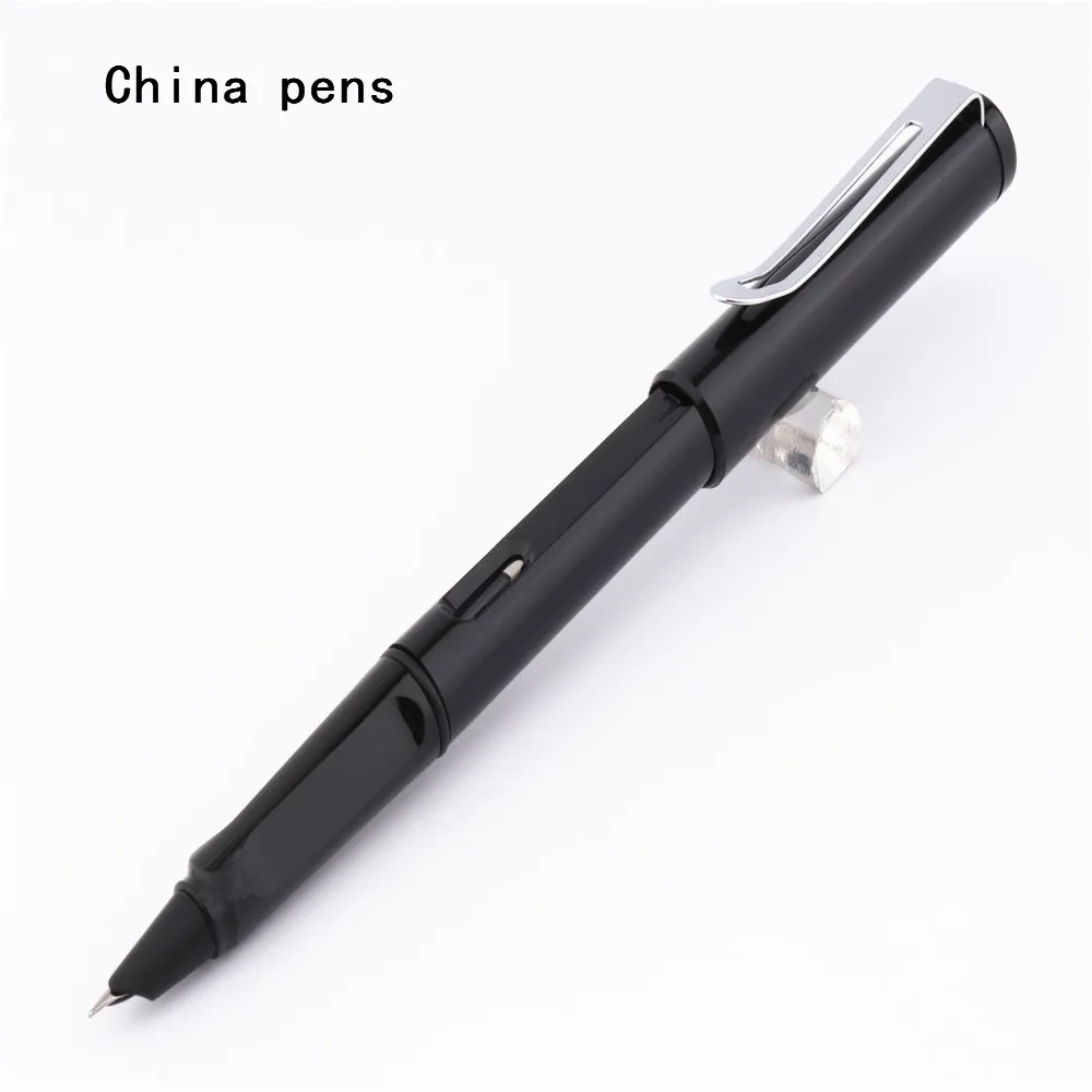 Список Jinhao 5 шт. синие чернила и 2 шт. Nib черный набор школьная Студенческая офисная авторучка
