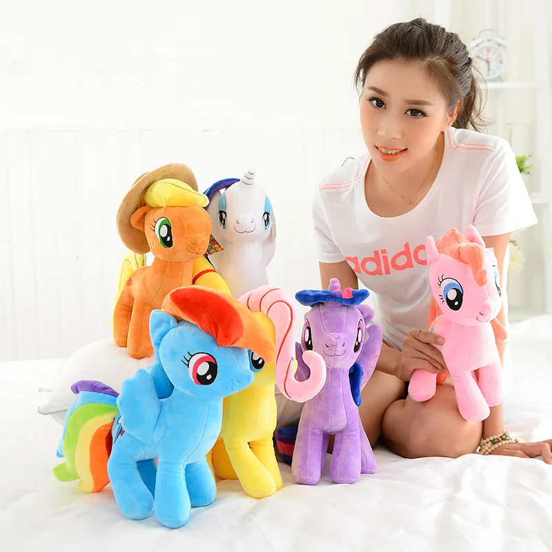 My Little Pony 20 см игрушка мягкая Пони Игрушка Кукла Пинки Пай Радуга Дэш фильм и ТВ единорог игрушки Дружба это Волшебный подарок для девочки