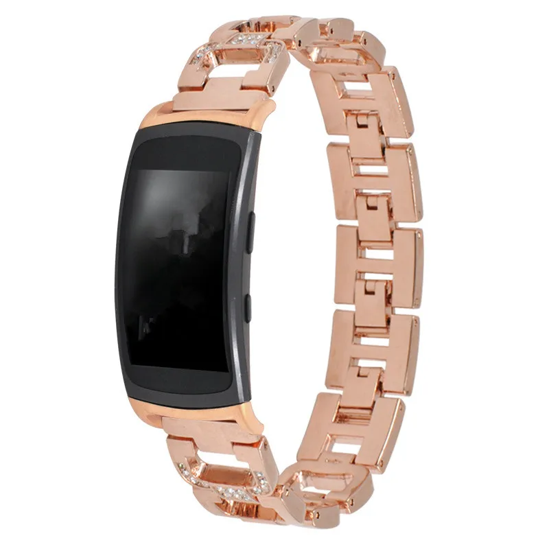 COMLYO из нержавеющей стали металлический ремешок для смарт часов Samsung Gear Fit2 Pro