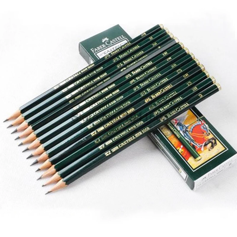 Марка Faber castell 12 шт. (6H-8B) Карандаш для эскизов и рисования персонализированные