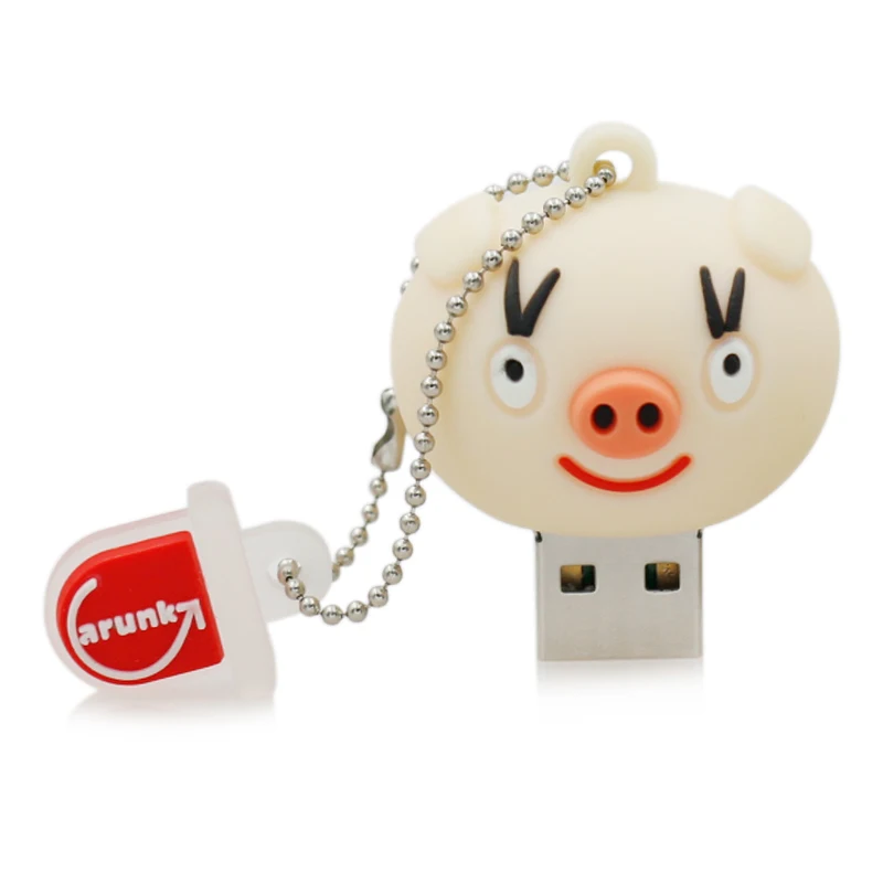 Карта памяти Pig Флешка USB 2 0 4 Гб карта 8 ГБ 16 32 64 флешка U диск Бесплатная доставка|u