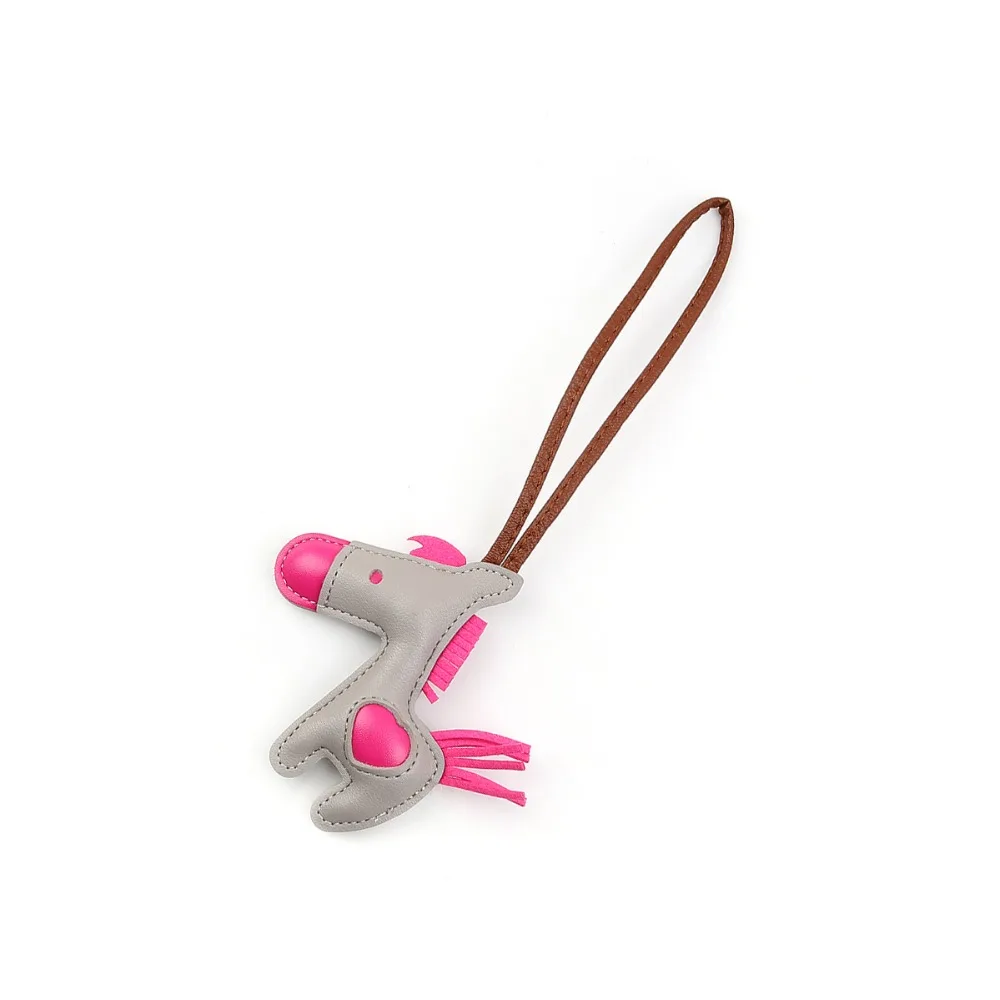 DoreenBeads модный брелок из искусственной кожи и королевская синяя лошадка с