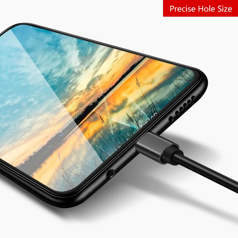 CHYI для huawei P20 pro Чехол с узором дизайн закаленное стекло задняя оболочка