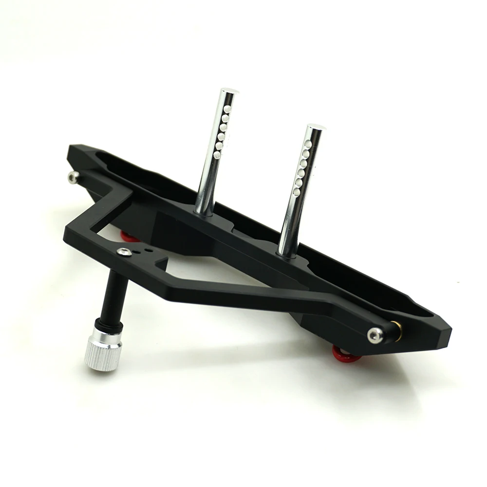CNC Aluminum Rear Bumper w/ LED Light Spare Tire Carrier For 1/10 RC Axial SCX10 | Игрушки и хобби