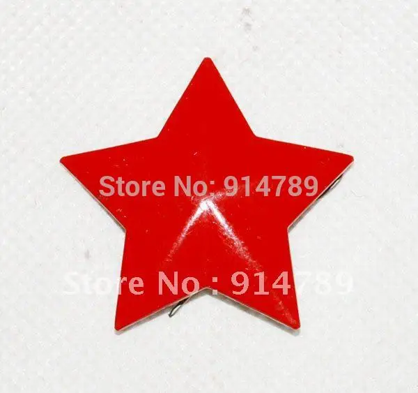 

ORIGINAL CHINESE ARMY PLA CAP BADGE RED STAR -31888