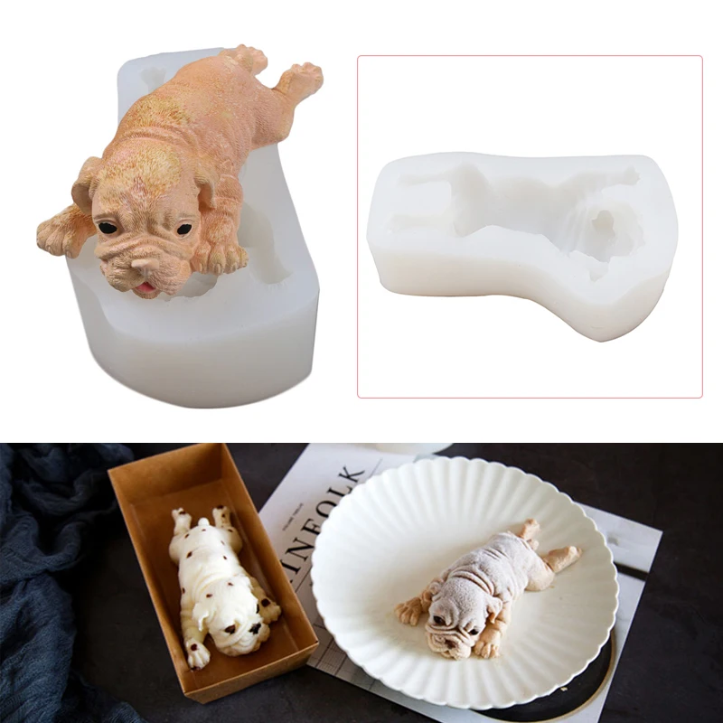 Новинка для собак стерео мусс форма мороженого домашних животных 3D Bulldog Shar Pei