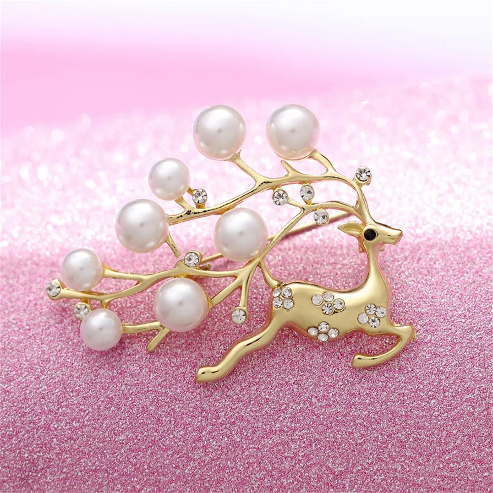 Ellenmar Рождественские Броши с оленями для женщин и мужчин элегантные