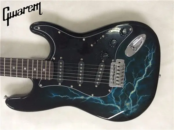 Электрогитара Оптовая продажа новая ermik guitarra с золотыми аксессуарами/с жестким