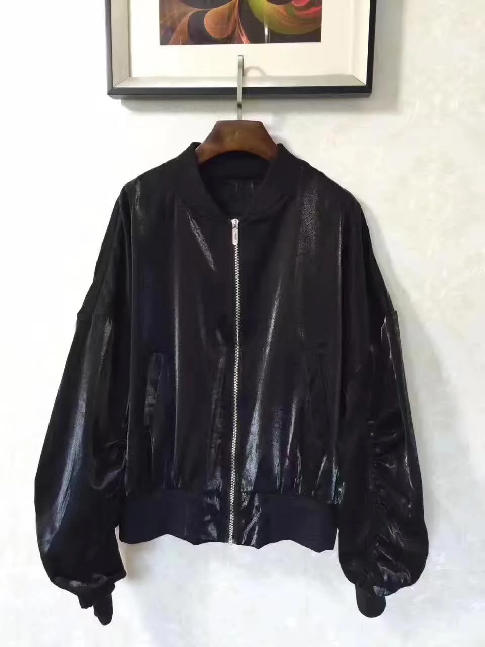 Новинка 2017 г. осенние и зимние панк вышитые куртка-пилот бейсбольная форма куртка