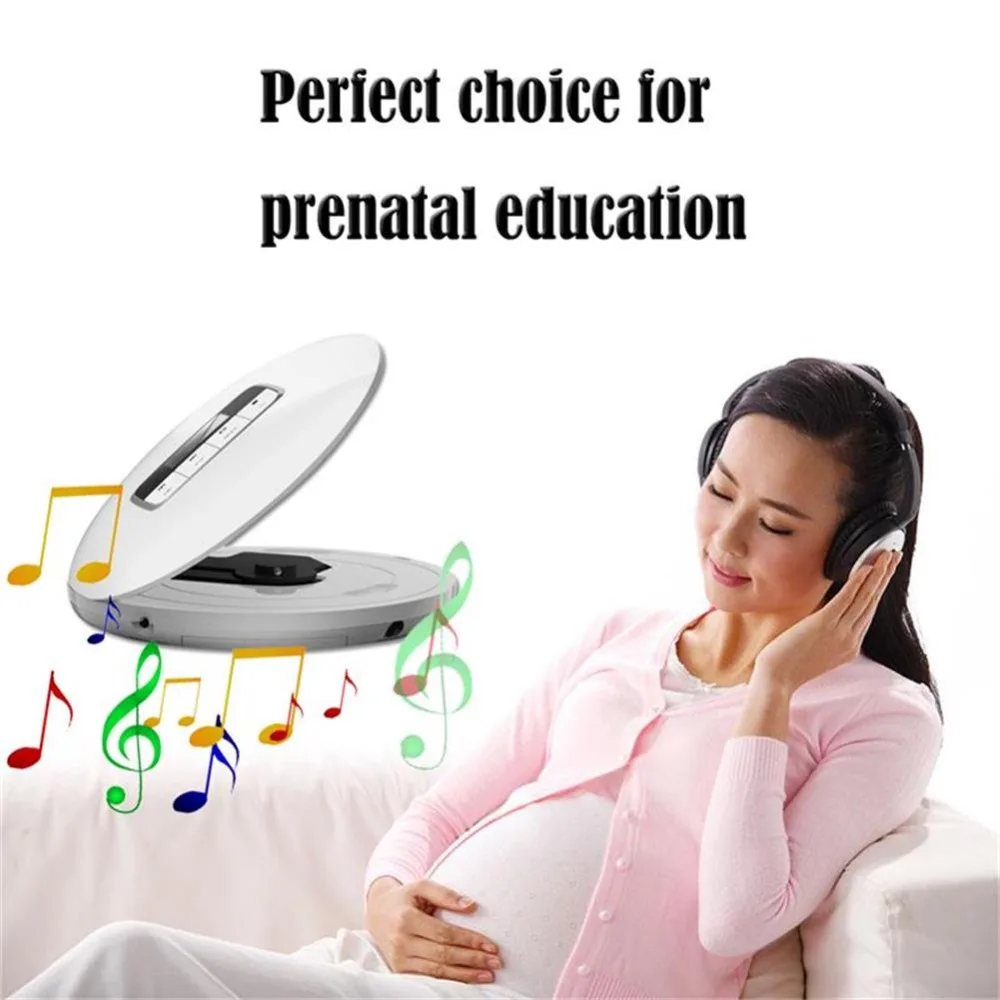 Портативный CD-плеер HOTT портативный персональный CD-плеер с разъемом для наушников, анти-Скип/Противоударная защита компактный CD музыкальный плеер