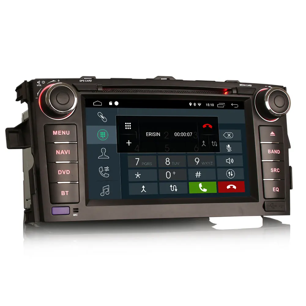 Erisin ES2917A 7 "автомобильный мультимедийный плеер авто радио Android 9 0 DAB + DVR OBD GPS для