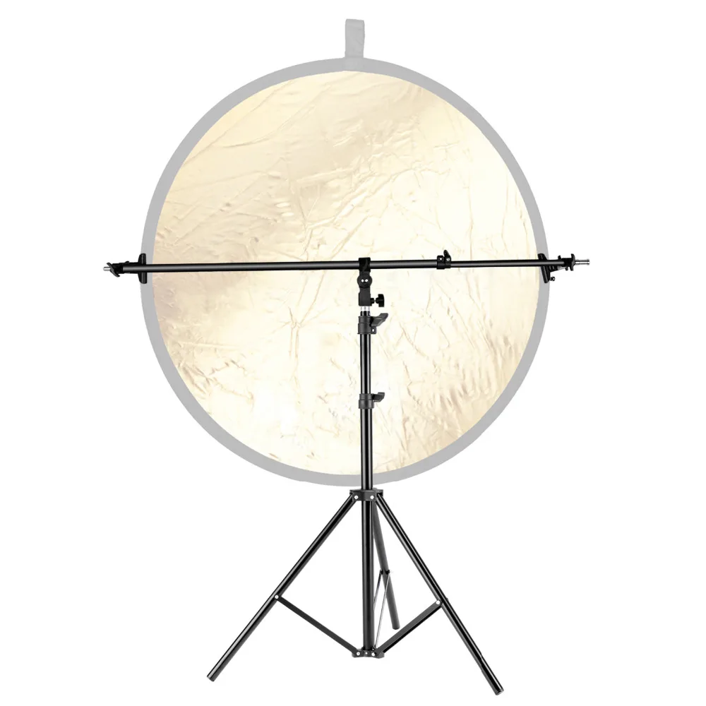

Neewer Photo Studio Alluminum Alloy Light Stand 29.1-74.8 inches/74-190 centimeters Foldable and Reflector Holder Arm