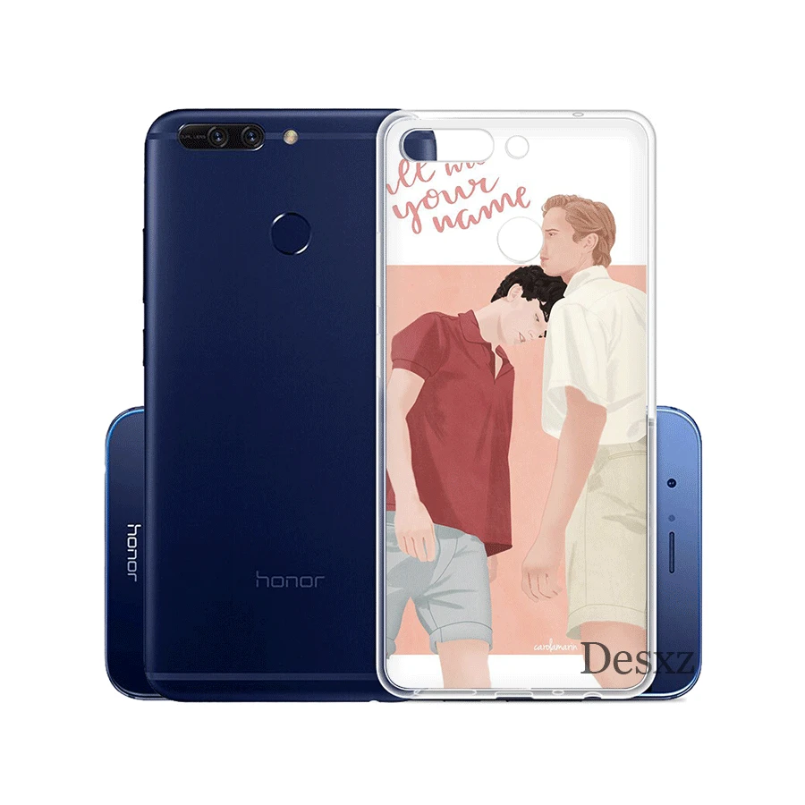 Чехол для телефона с надписью Call Me By Your Name Poster Huawei Honor Note 6A 6C 7A 7X 7C Pro 8 9 10 Lite Play Shell |