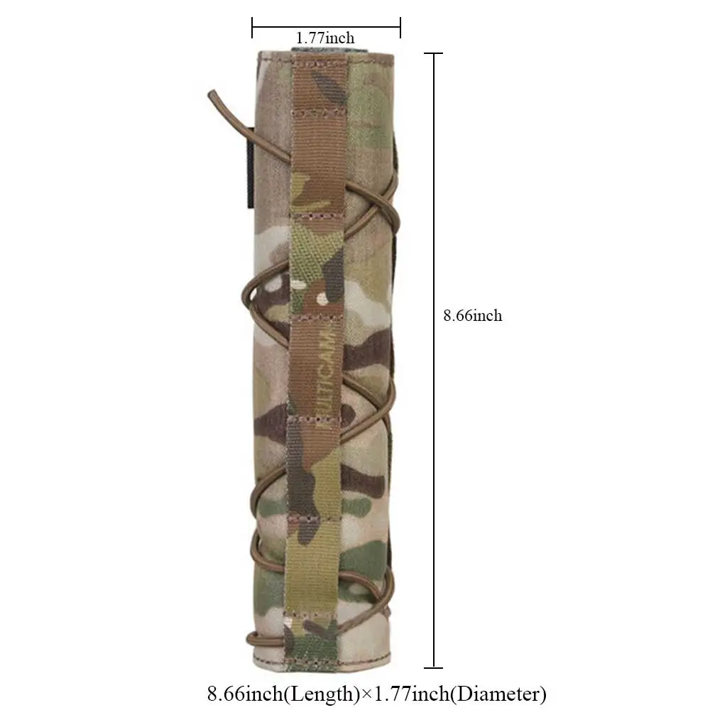 EMERSONGEAR 22 см подавитель крышка страйкбола Тактическая Военная стрельба глушитель быстросъемная крышка EM9330