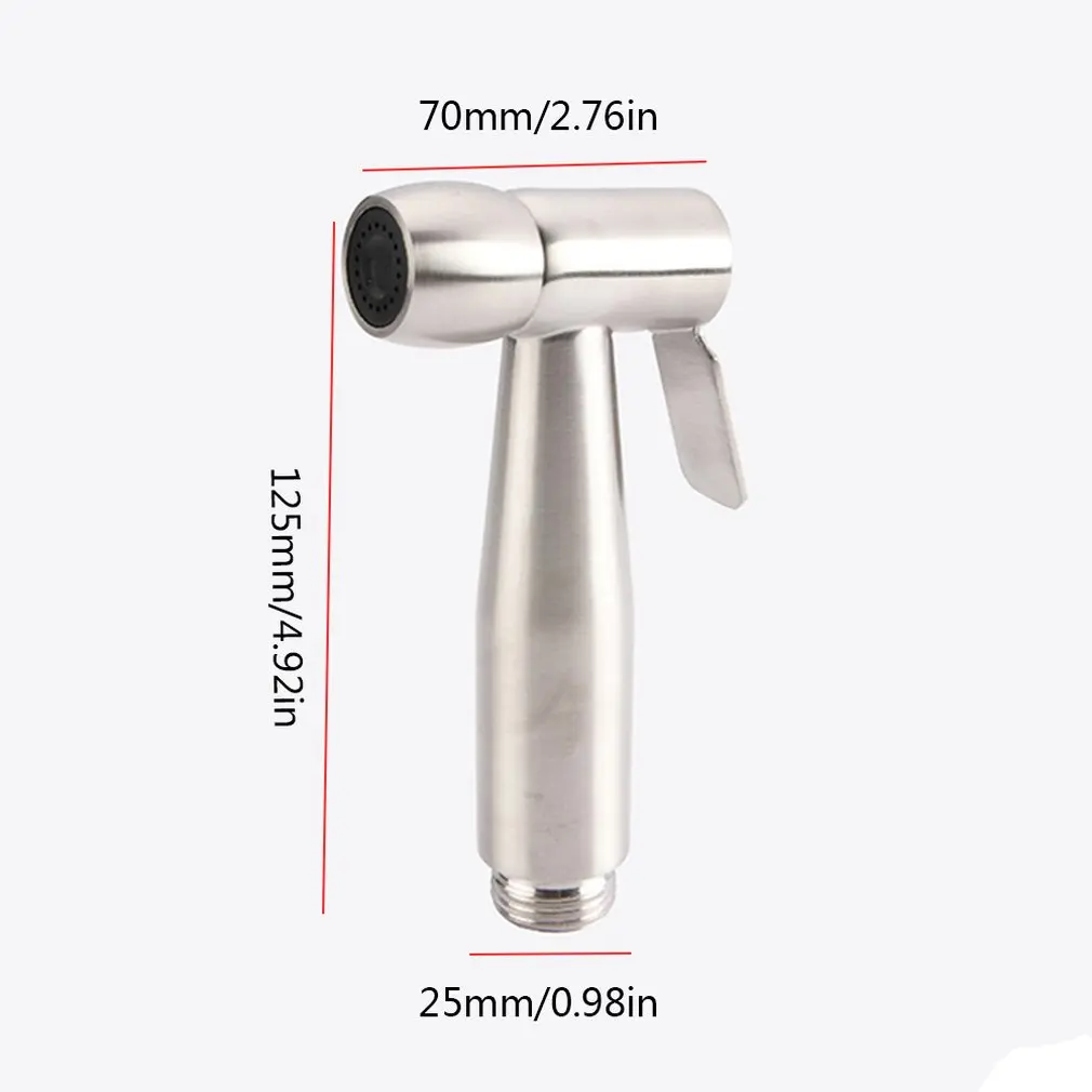 Toilet Bidet Sprayer Bathroom Washing Shower with Holder Horse Handheld Water Spray 304 Stainless Steel | Инструменты