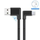 0,2 м 1 м 2 м прямой угол 90 градусов Usb Type C зарядный кабель Usb Type-c кабель для Xiaomi Black Shark 3 Pro Mi 10 5G 2 метра