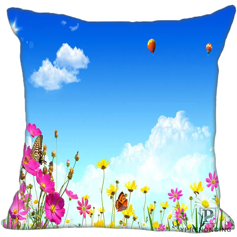 Square Pillowcase Индивидуальный дизайн бабочки розовый квадратный наволочка на заказ молнии чехол для подушки 35X35,40x40,45x45 см(одна сторона) 180522-02-13 - Цвет: Square Pillowcase