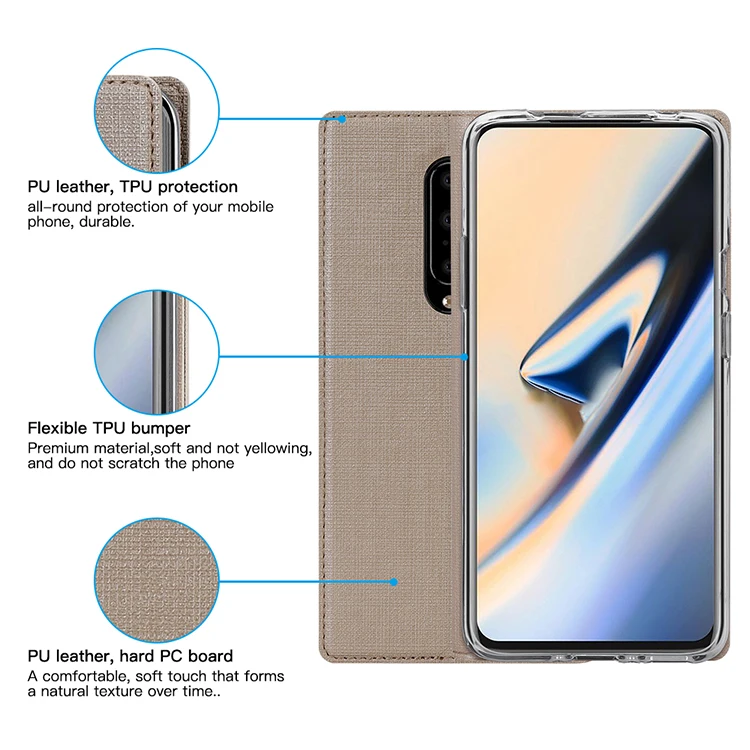 Для Oneplus 7T 7T Pro Чехол для телефона кошелек Мягкий противоударный флип защитный чехол для Oneplus 7 7 Pro Анти-падение флип чехол