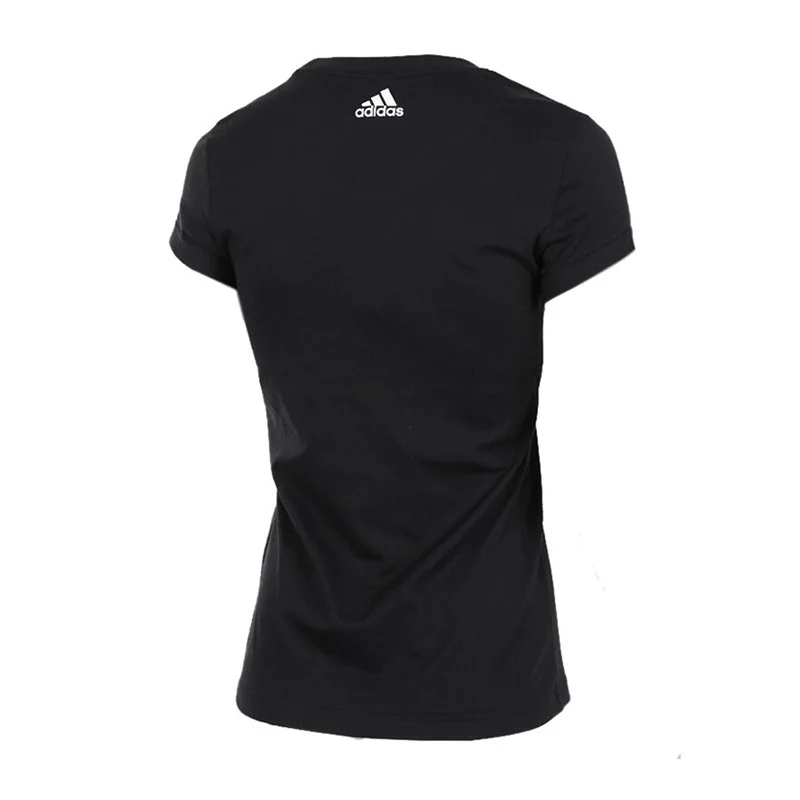 Новое поступление оригинальных женских футболок Adidas G T LINEAR спортивная одежда с