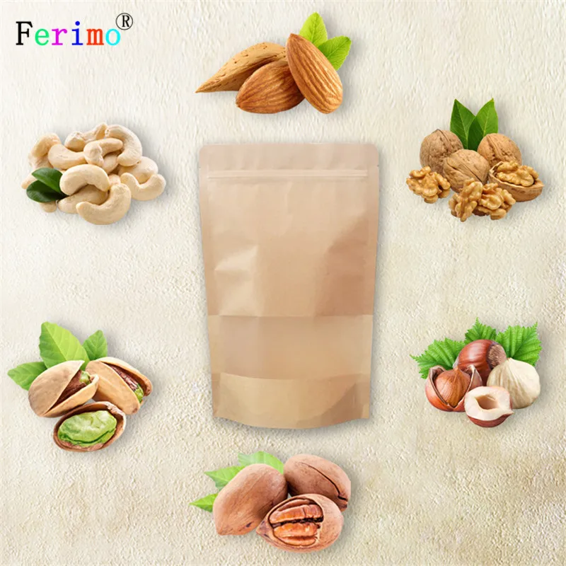 free shipping 12*20cm 100pcs leisure food bag nut traditional Chinese medicine candy tea | Дом и сад