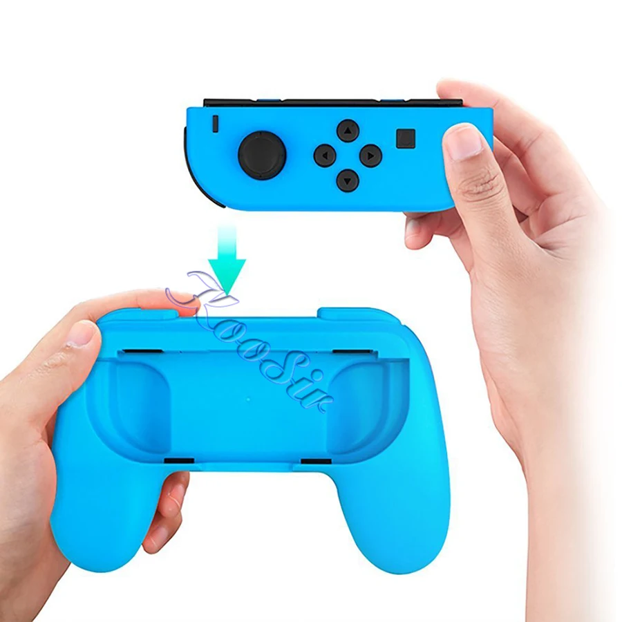 2 pcs Nintendoswitch Joy con Comfortable Grips Nintend switch Handle Holder Controller Wheels for Nintendo Switch Games