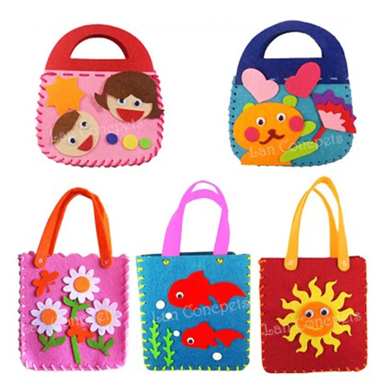 Оптовая продажа набор для детского творчества сделай сам войлочная сумка с