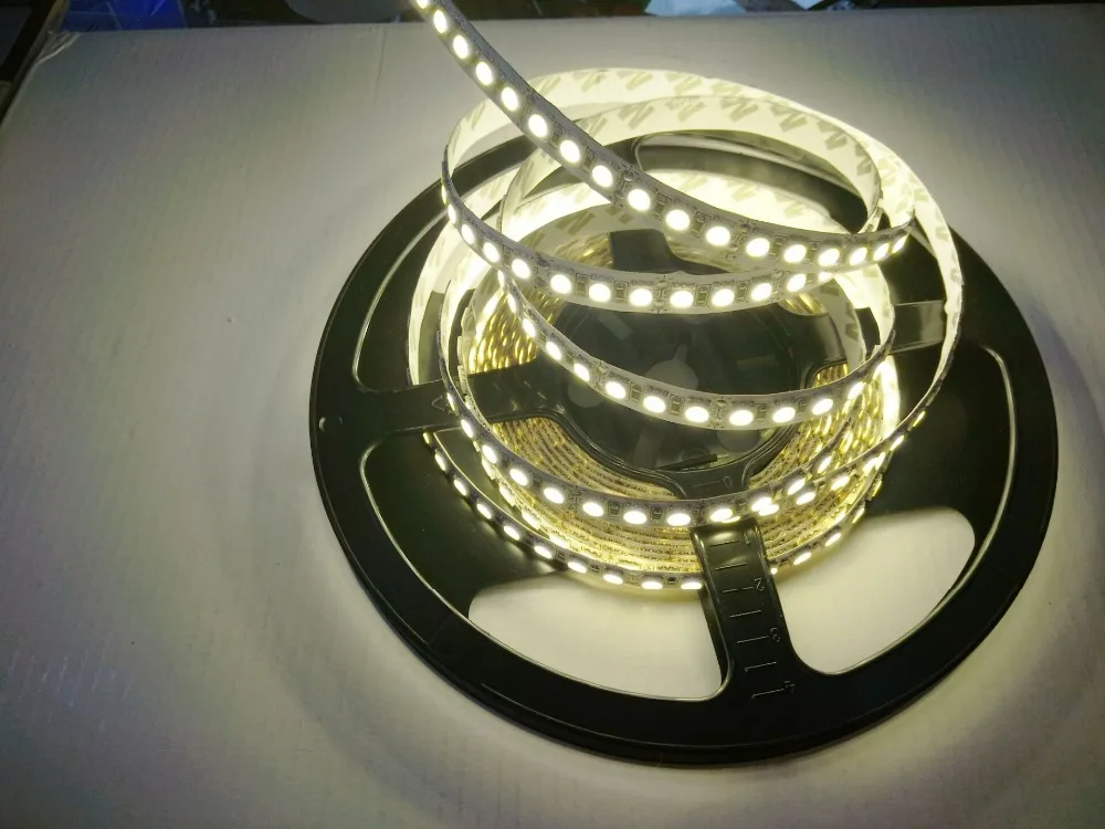 Гибкая светодиодная лента SMD5050 12 В постоянного тока 5 м/лот 120 светодиодов/м теплый