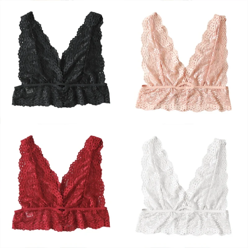 Соблазнительный кружевной бюстгальтер без стального кольца сексуальное женское нижнее белье|Лифчики| |