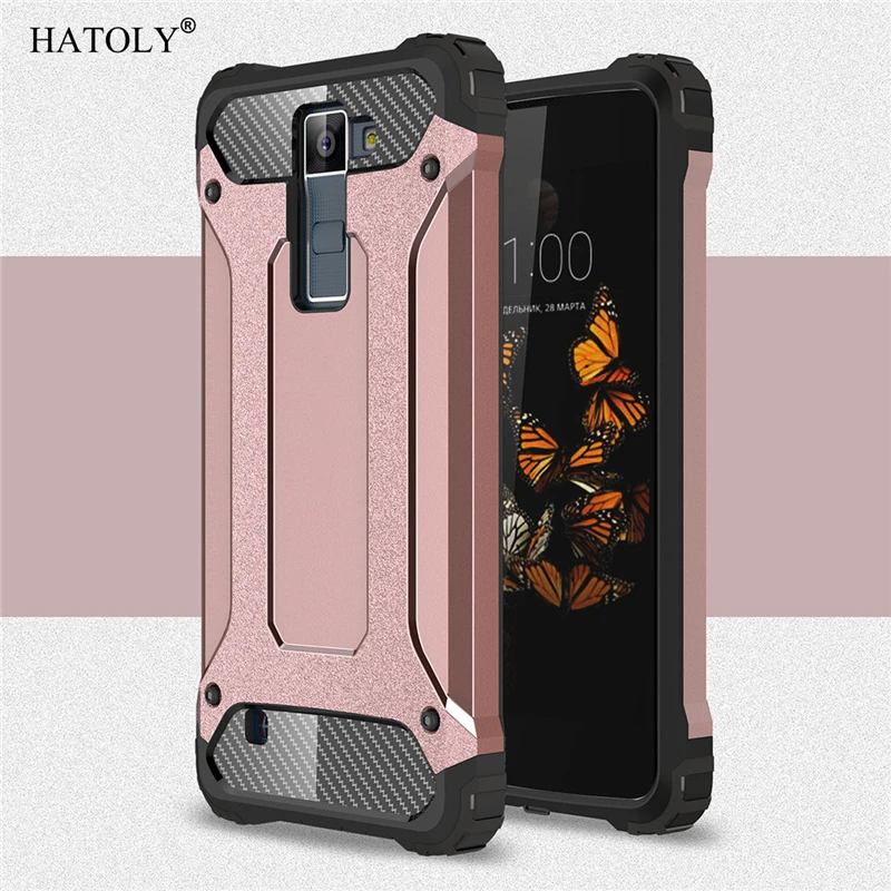 HATOLY чехол для LG K8 чехол силиконовый резиновый защитный жесткий чехол для телефона для LG K8 чехол для LG K8 K350 K350E Phoenix 2 - Цвет: Rose Gold