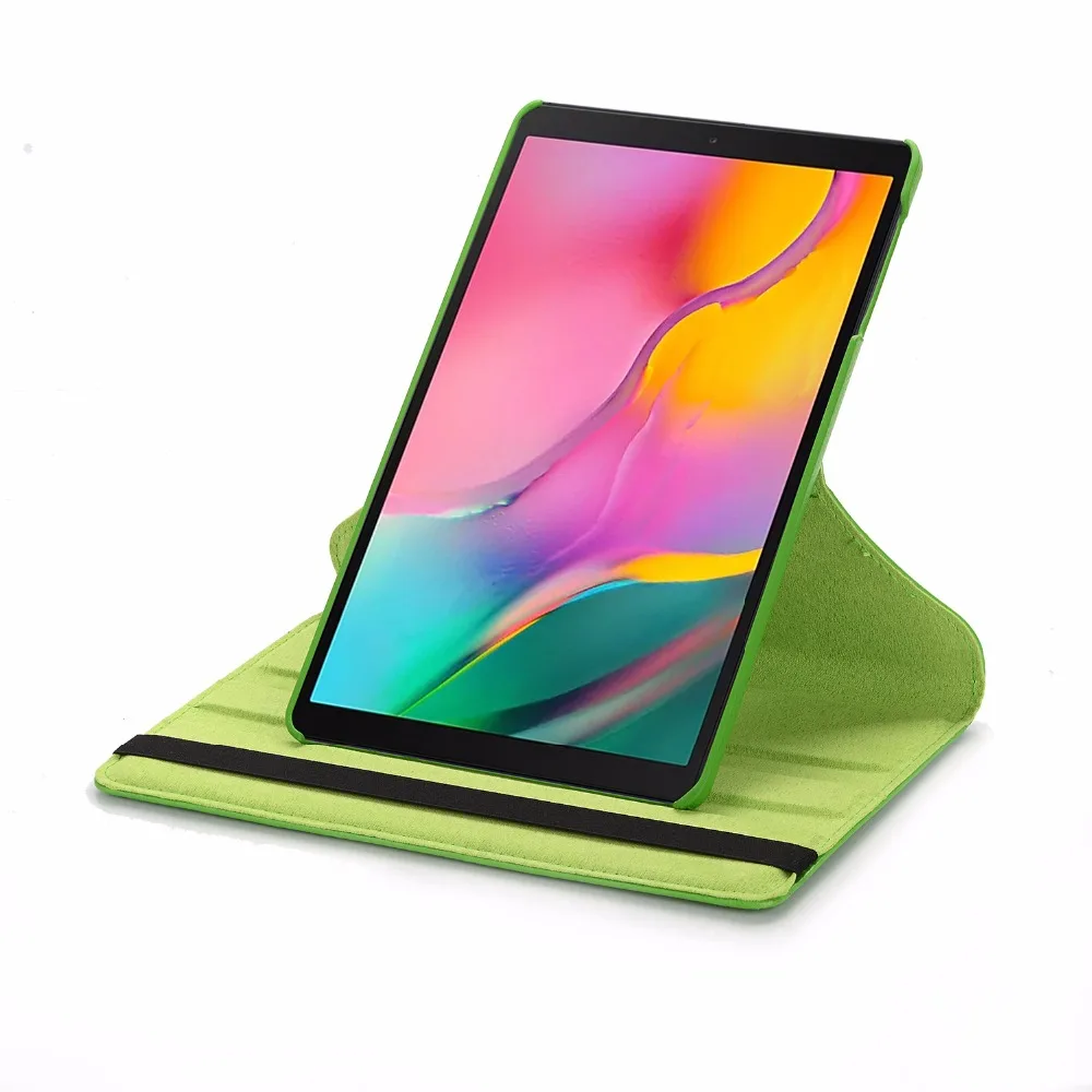 360 Rotating Case For Samsung Galaxy Tab A 8.0 S Pen P200 P205 SM-P200 SM-P205 Smart Auto Sleep / Wake Stand Leather Cover