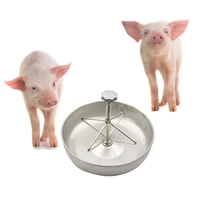 1 pcs stainless steel piggy trough bed trough pig trough durable save feed capacity long life long animal husbandry supplies