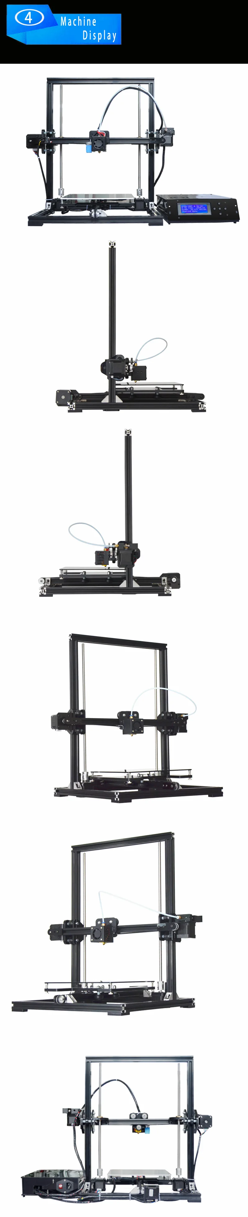Горячая Распродажа Tronxy X3A DIY наборы 3d принтер автоматическое выравнивание 3D печать Боуден экструдер 2 рулона PLA нити в подарок