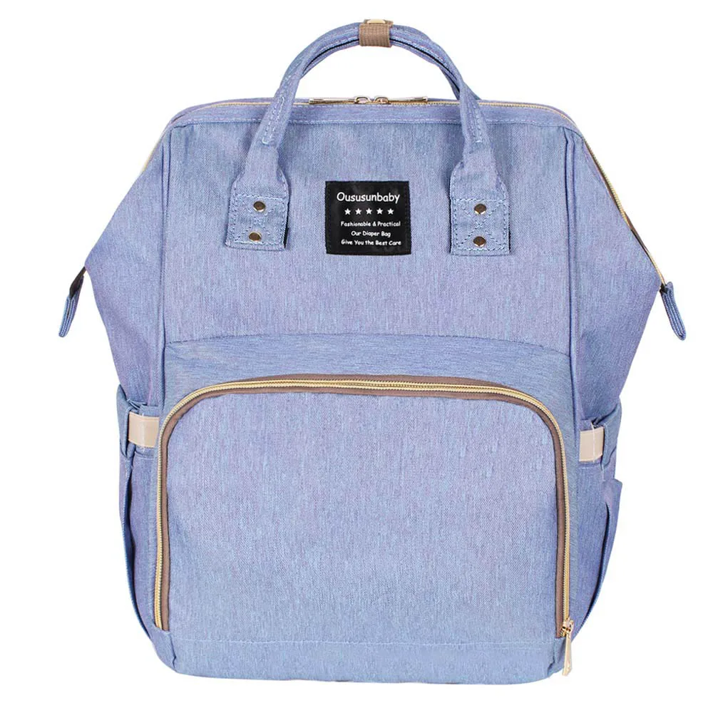 Royal blue Дамские модные сумки, многофункциональные сумки для мам, беременных женщин, водонепроницаемая сумка для подгузников, Большой Вместительный рюкзак для путешествий, костюм для ухода за ребенком - Цвет: Royal blue