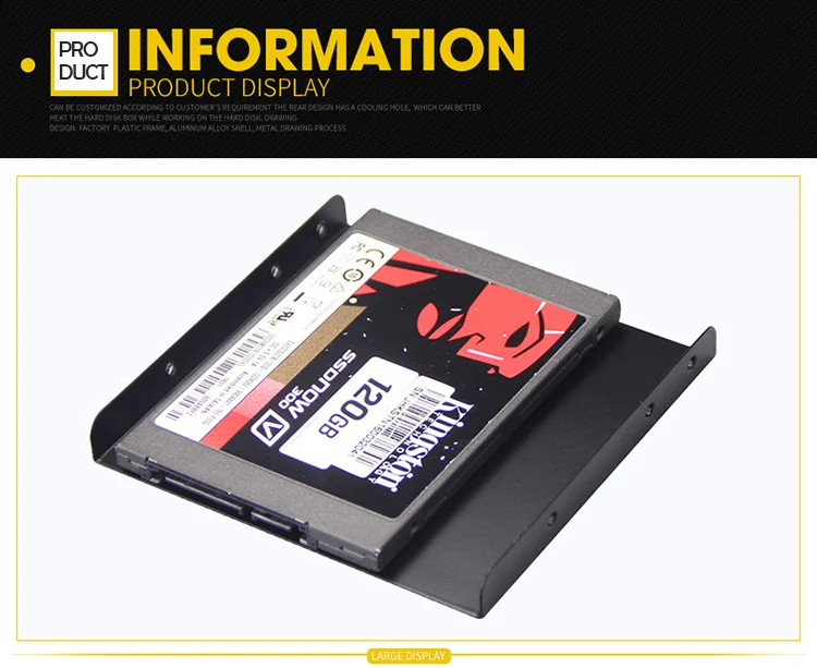 UTHAI G09 ультратонкий SSD твердотельный кронштейн жесткого диска 2,5 дюймов кронштейн жесткого диска HDD Caddy лоток адаптер жесткого диска