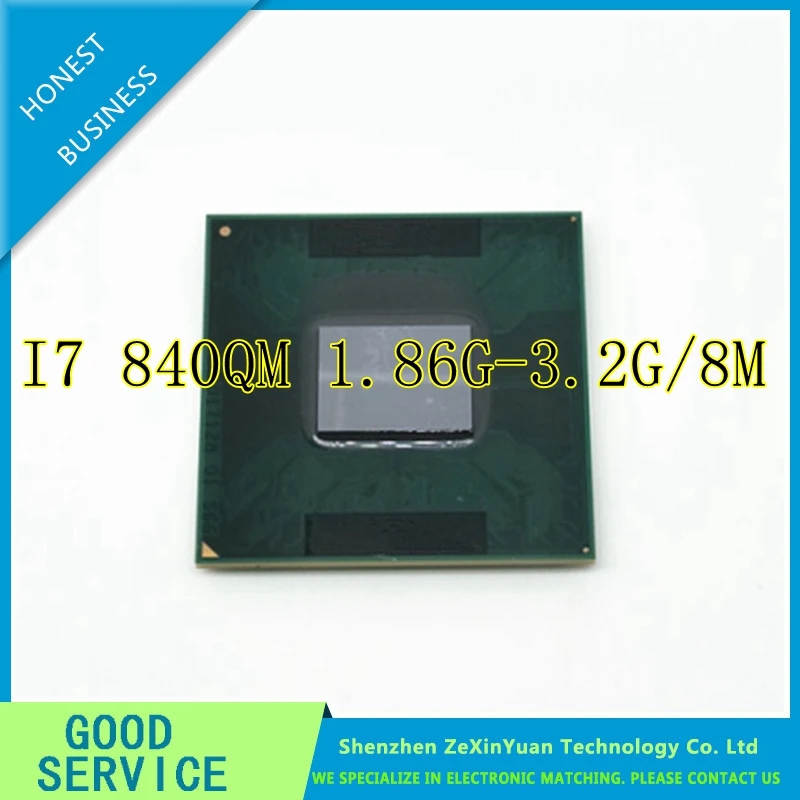 Оригинальный процессор Core i7 840QM 1 86 ГГц i7-840QM четырехъядерный 840Q PGA988 SLBMP для
