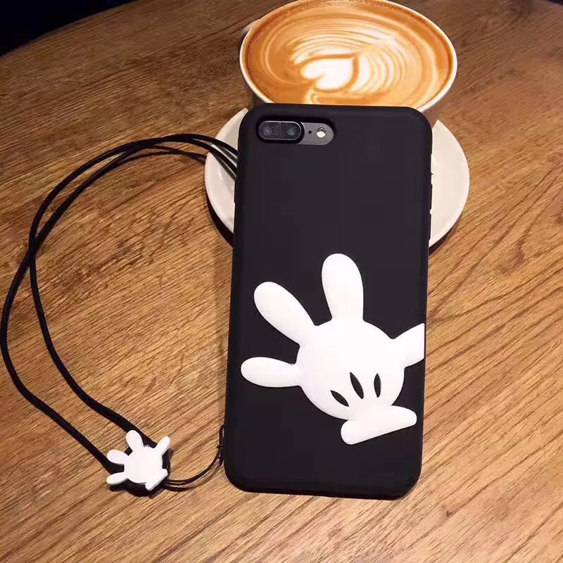 Q UNCLE Cartoon Minnie Mickey Mouse Soft Silicon Shockproof Phone Cases For Huawei P8 Lite P9 P10 lite Plus Mate 7 8 9 |