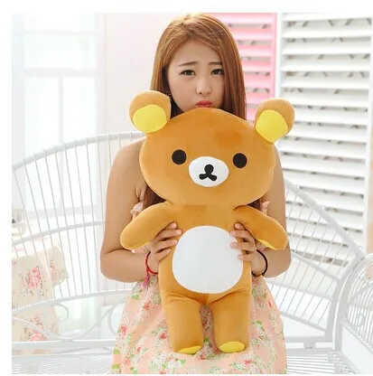 80 см медведь San x Rilakkuma плюшевая игрушка кукла подушка в подарок w5180|gift great|gift pingift