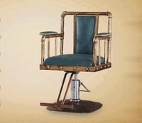 restoring ancient ways wrought iron ring hairdressing chair barber chair direct lift rotating a 033