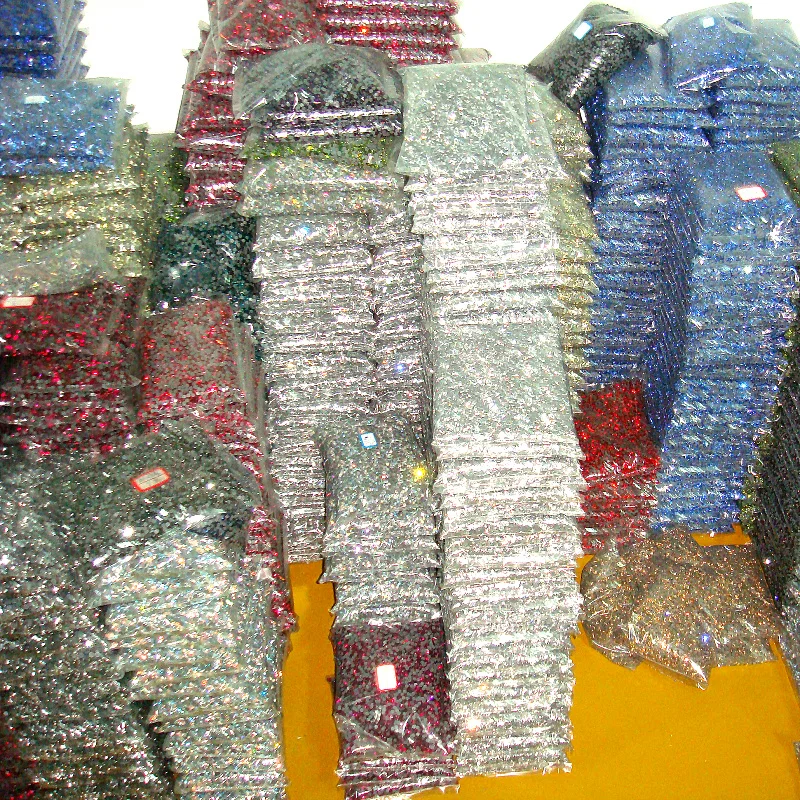 Оптом DMC исправление Стразы Топаз Цвет Стекло Flatback Горячая фиксация железо на