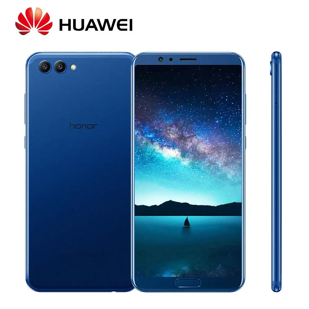 Global ROM huawei Honor V10 128 ГБ 20MP + 16MP двойной камеры заднего 3750 мАч 5 99 &quotOcta Core 4G LTE