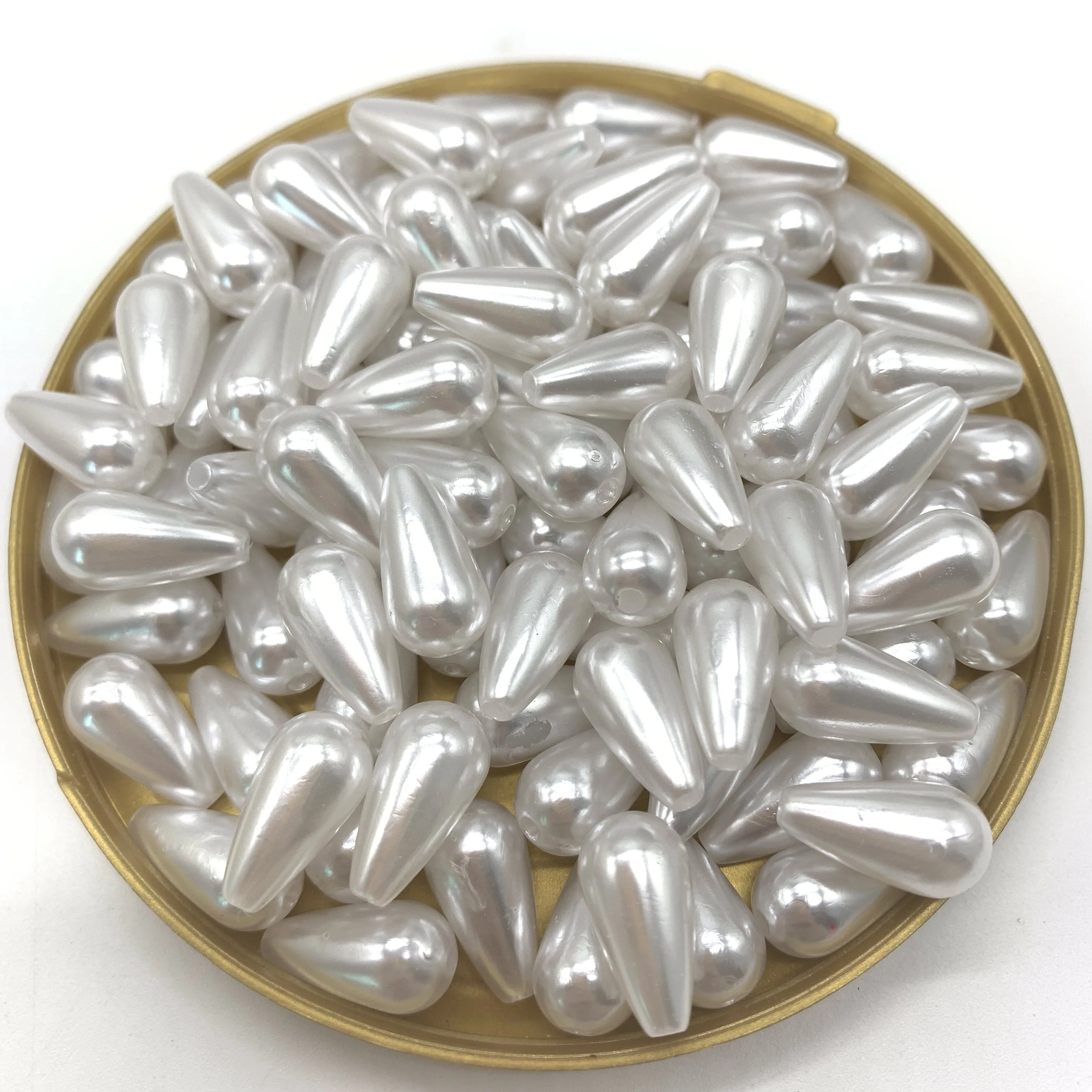 Новинка 2 цвета в форме капель воды искусственный жемчуг бусины с прямыми