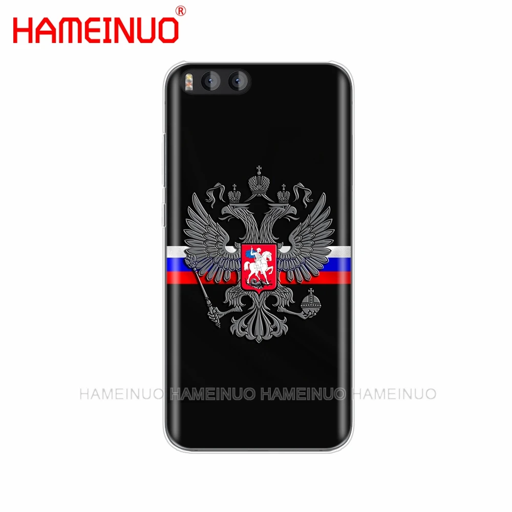 Чехол с российским американским флагом и государственной эмблемой для Xiaomi Mi A1 A2 3
