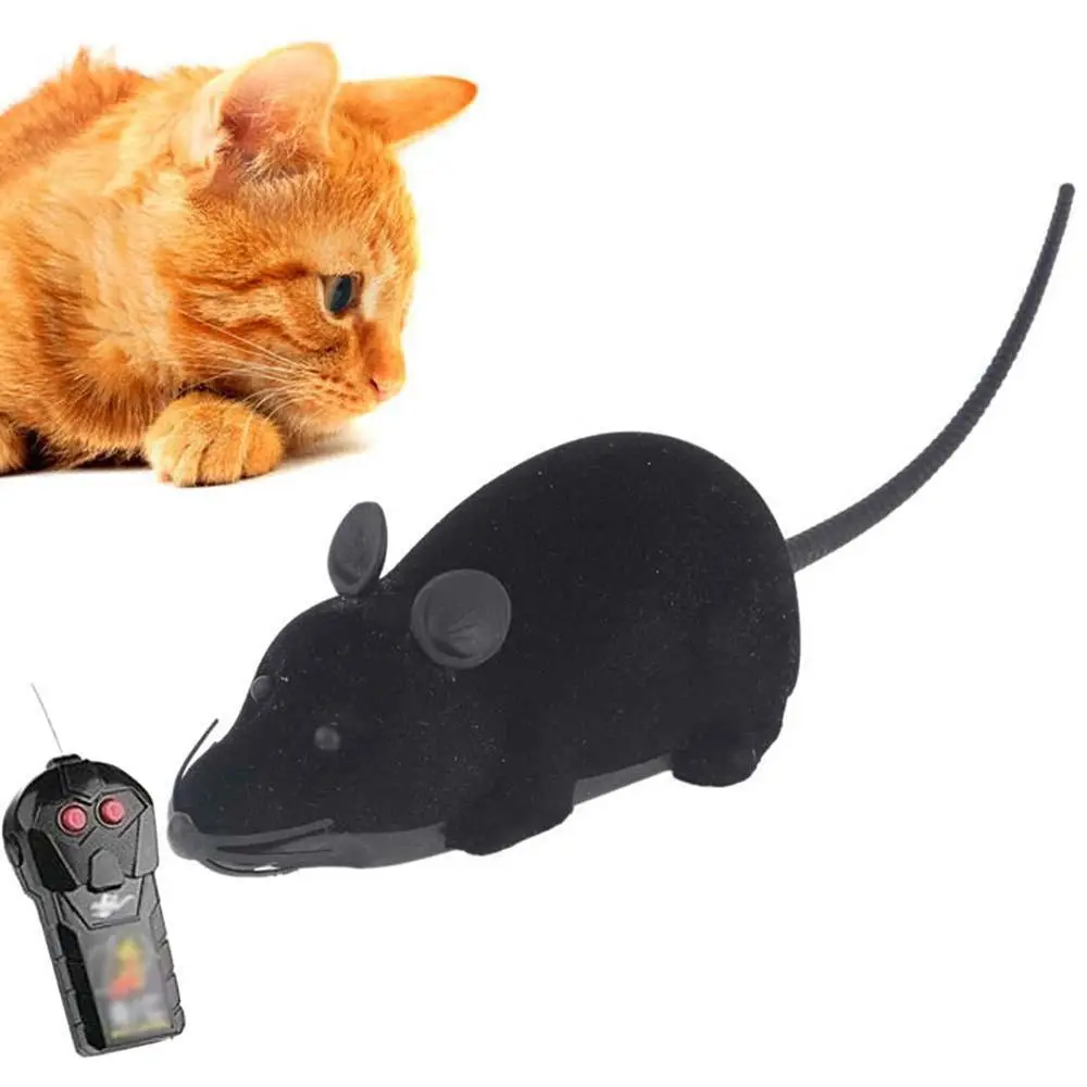 Высокое качество мышь игрушки беспроводной RC мышки для котов игрушки пульт дистанционного управления ложная мышь Новинка RC кошка забавная игра мышь игрушки для кошек