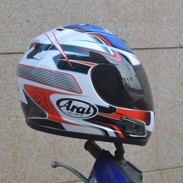 Мотоциклетный шлем полный шлем arai мотоциклетный полный шлем сертификации ECE синий, Capacete
