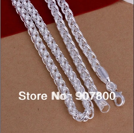 N083 модные Украшения для мужчин Серебряный Цвет цепи ожерелье Прохладный уличный