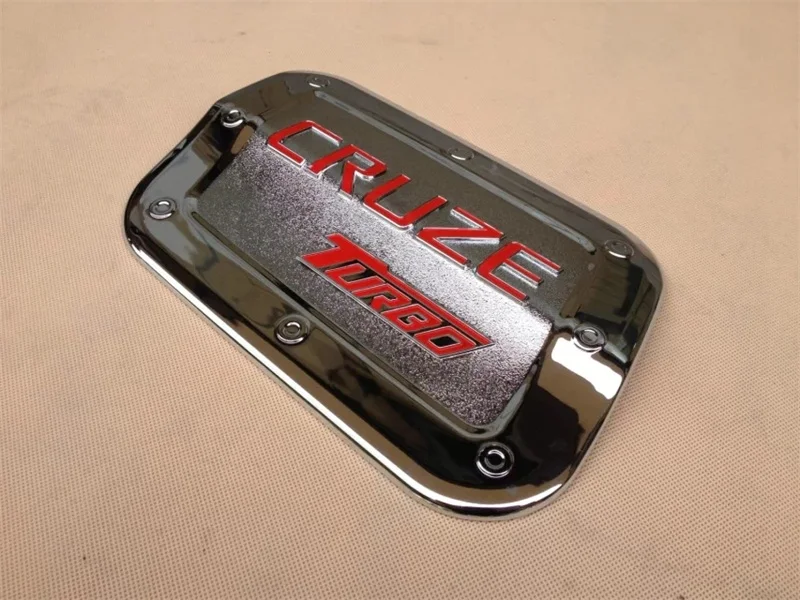 

ABS Chrome Tank Cover For Chevrolet Cruze 2015 Exterior Stickers Chevy Car Accessories Auto parts Car-Styling Decoration Red