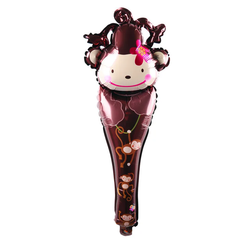 Утки обезьяны ручной светильник воздушный шар из фольги праздничные украшения