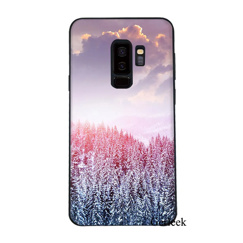Чехол для телефона Mountain Forest Clouds Classic High-end Samsung Galaxy A3 S6 S7 Edge S8 S9 Plus 2016 2017 | Мобильные